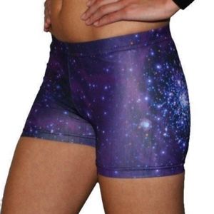 Svorza Gear Space/Galaxy Basic Shorts Purple Rave